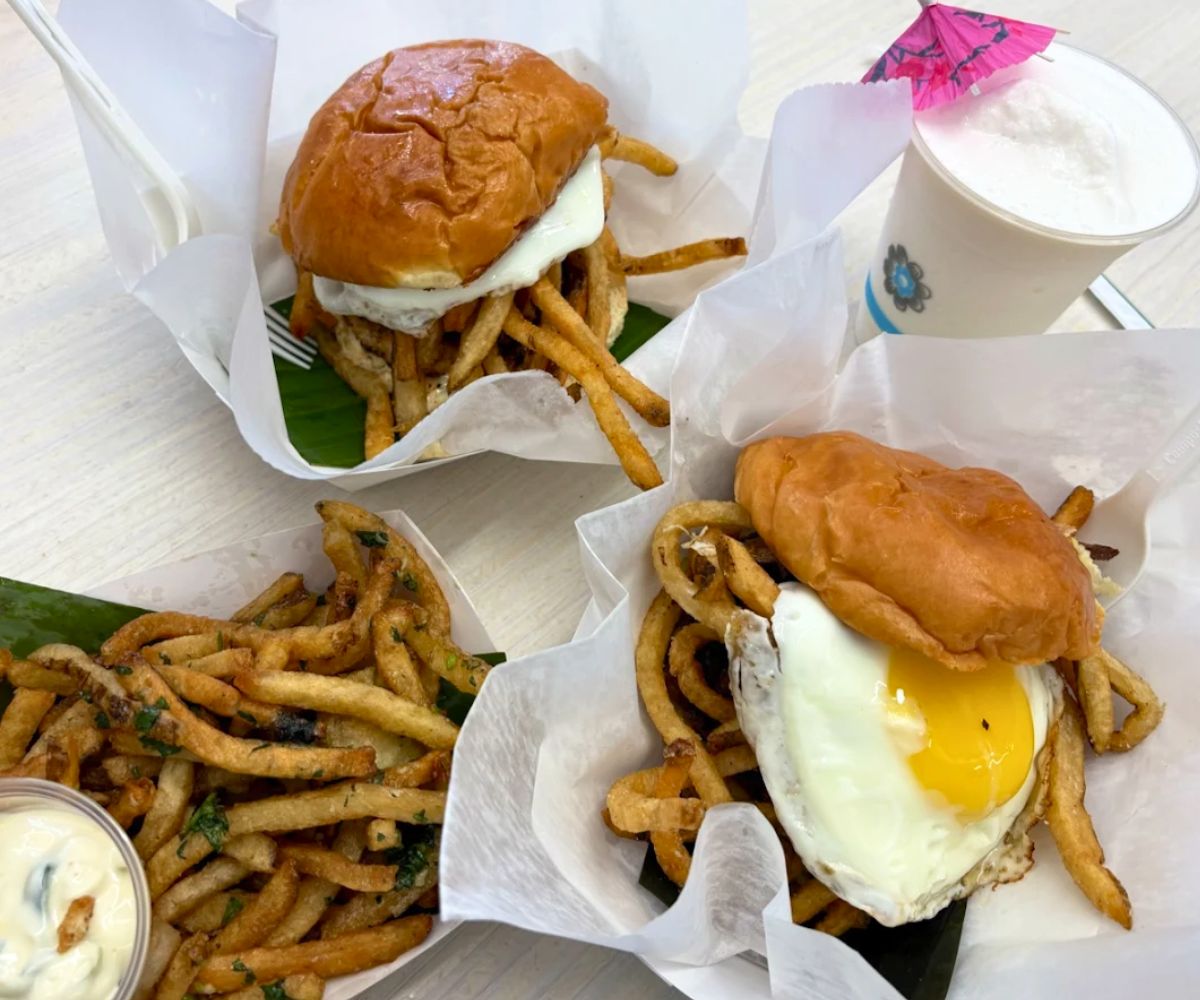burgers at Frita Batidos in Ann Arbor, Michigan