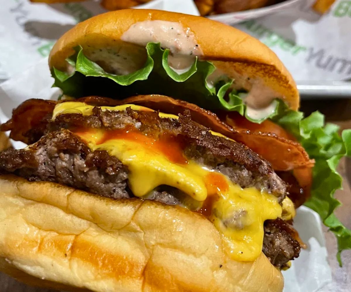 Burger Yum Double Cheeseburger at Burger Yum in Harrisburg, PA