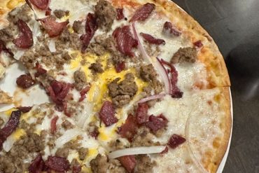 "You're In Dubuque" Pizza at L May Eatery in Dubuque, Iowa