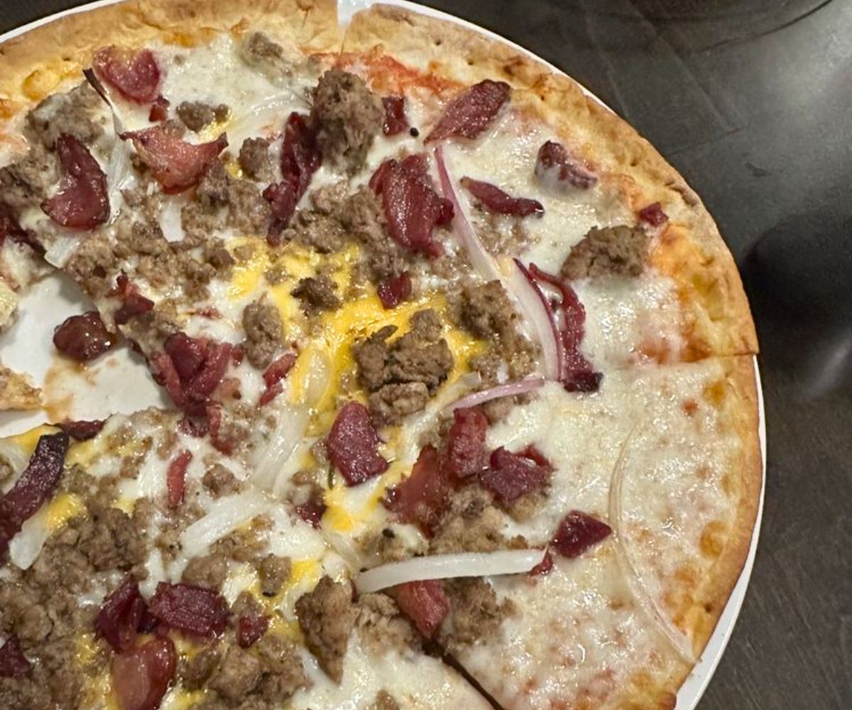 "You're In Dubuque" Pizza at L May Eatery in Dubuque, Iowa