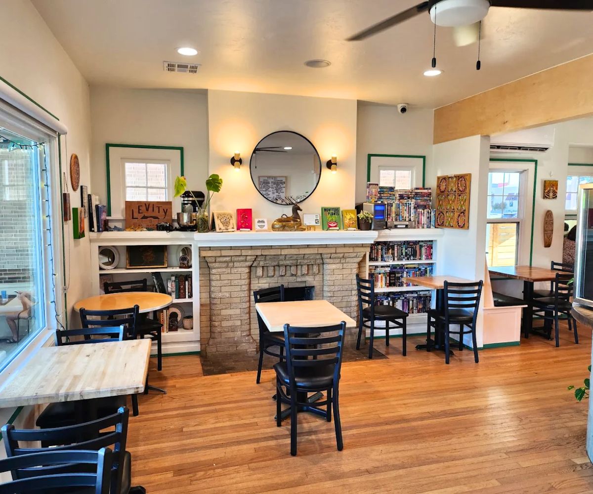 interior of Levity Breakfast House in Norman, OK