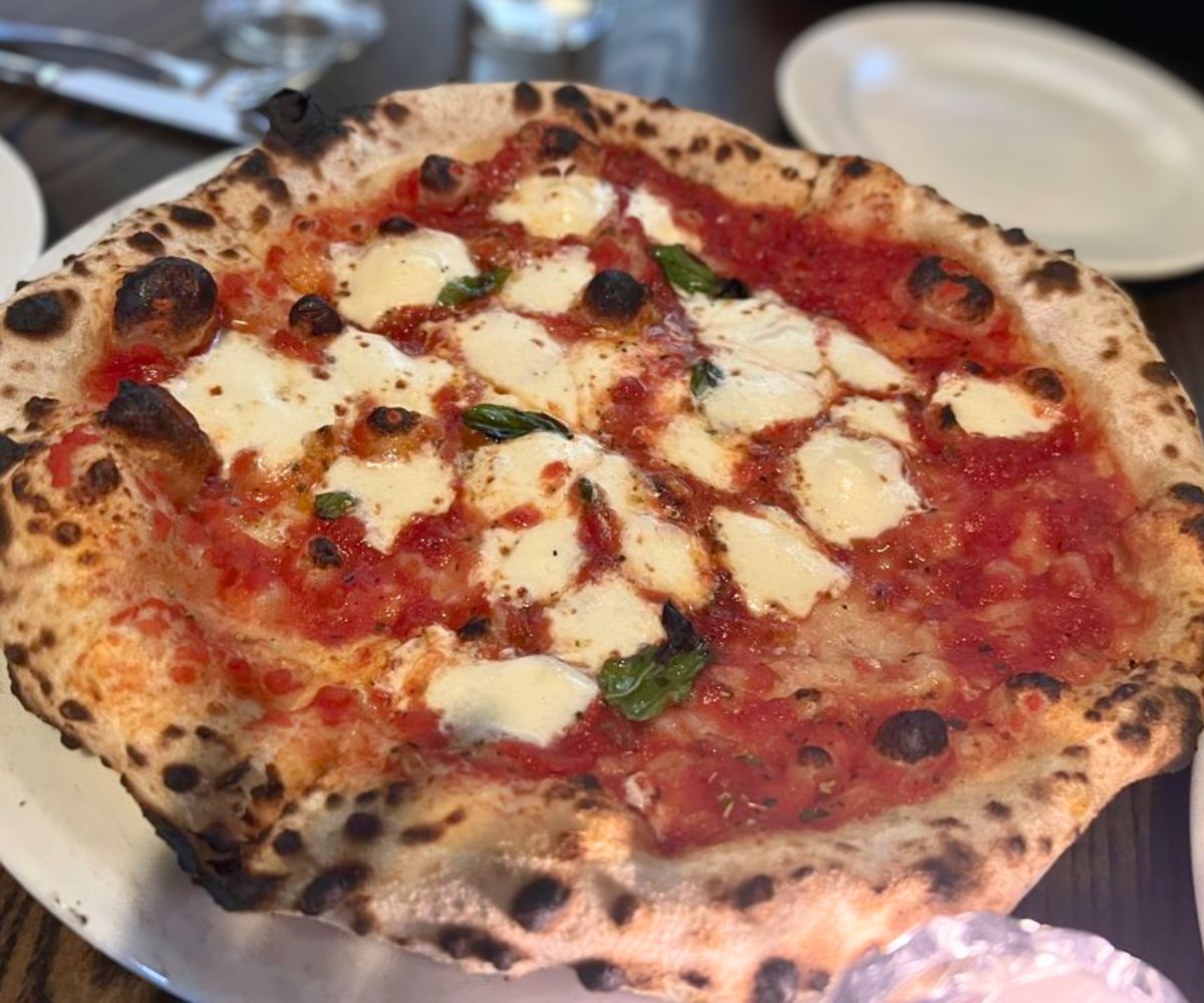 Margherita Pizza at Pizzeria Verita in Burlington, Vermont