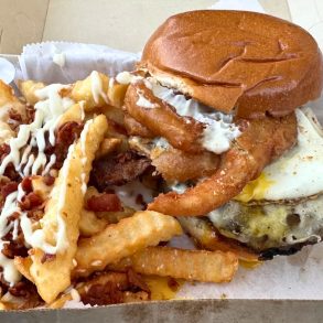 Farm Fresh Burger at Outlaw's Burger Barn & Creamery in Vineland, NJ