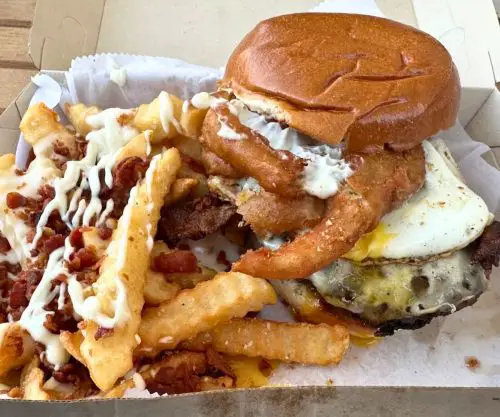Farm Fresh Burger at Outlaw's Burger Barn & Creamery in Vineland, NJ
