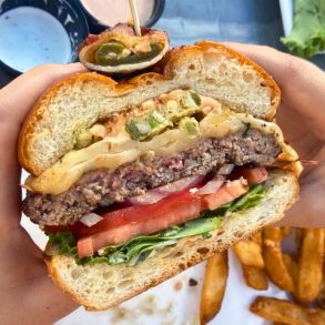 Burger at Colton's Social House in Clovis, CA