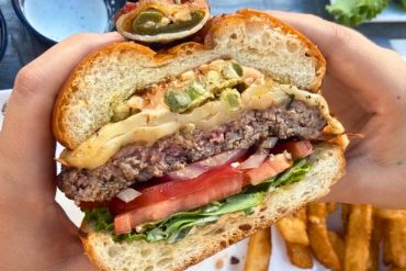 Burger at Colton's Social House in Clovis, CA
