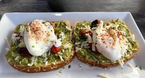 Avocado Toast at Rosemary Cafe in Joliet, IL