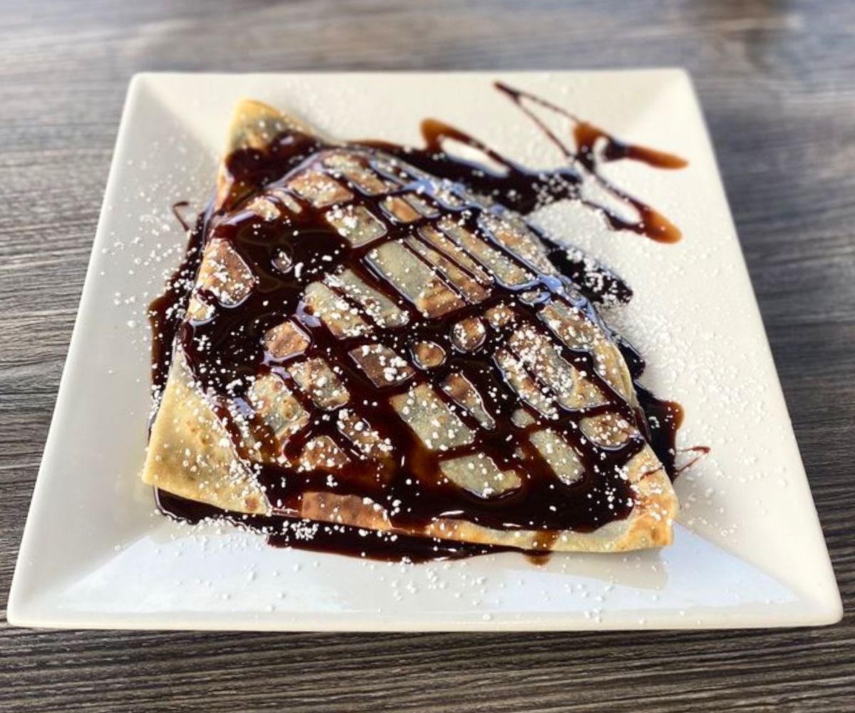 Nutella Crepe at Rosemary Cafe in Joliet, Illinois