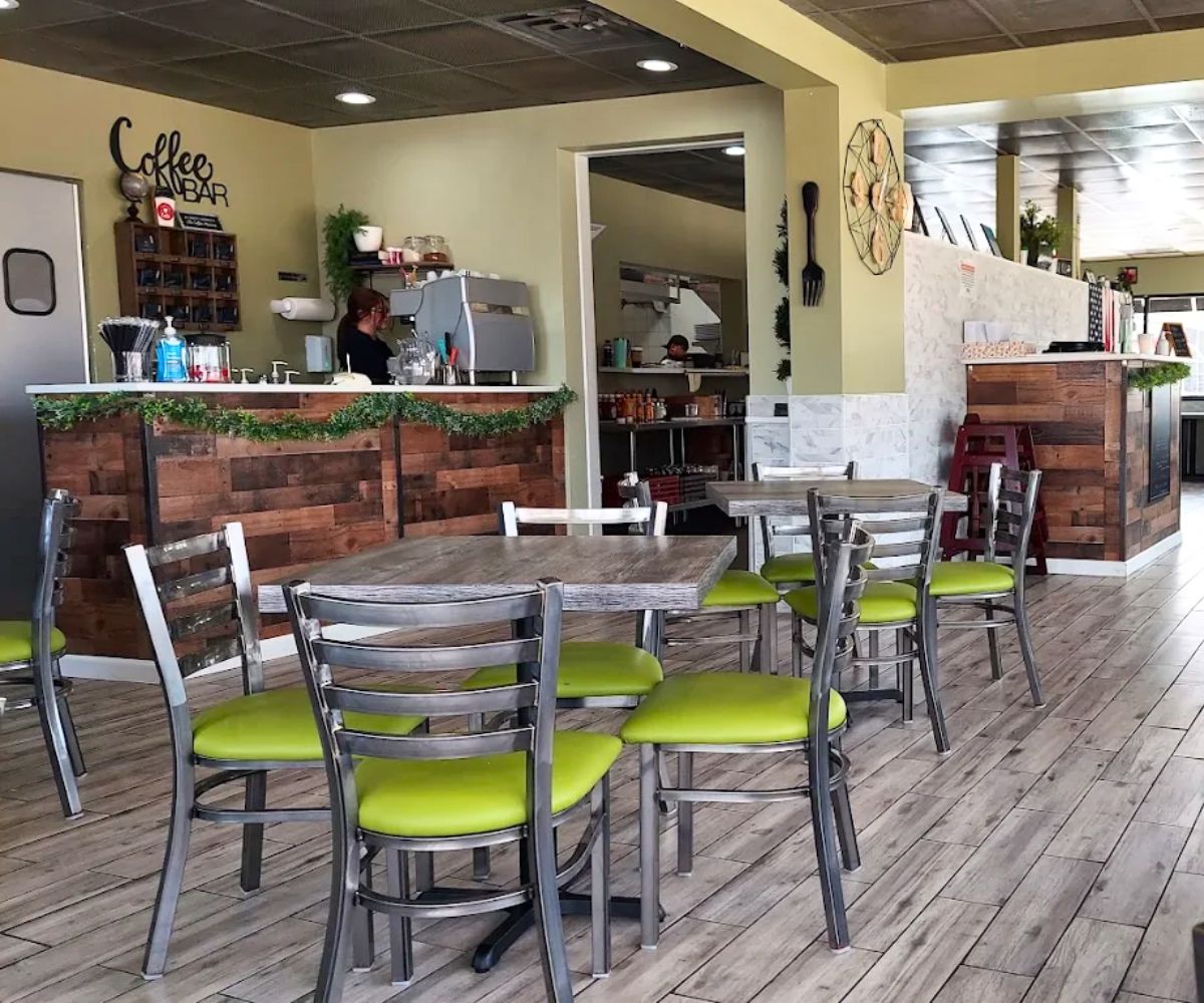 interior of Rosemary Cafe in Joliet, Illinois