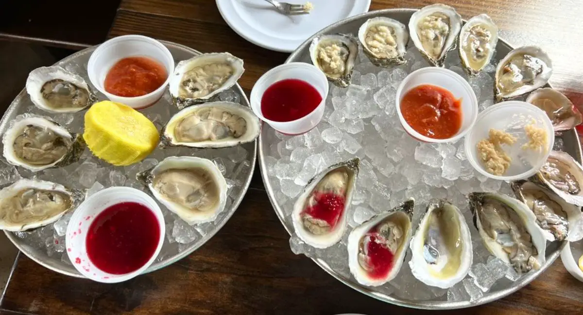 oysters at Fuller's Raw Bar in Hampton, Virginia