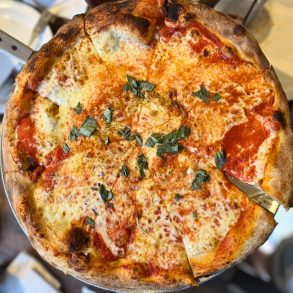 Margherita Pizza at Cristino's Coal Oven Pizza in Clearwater, FL