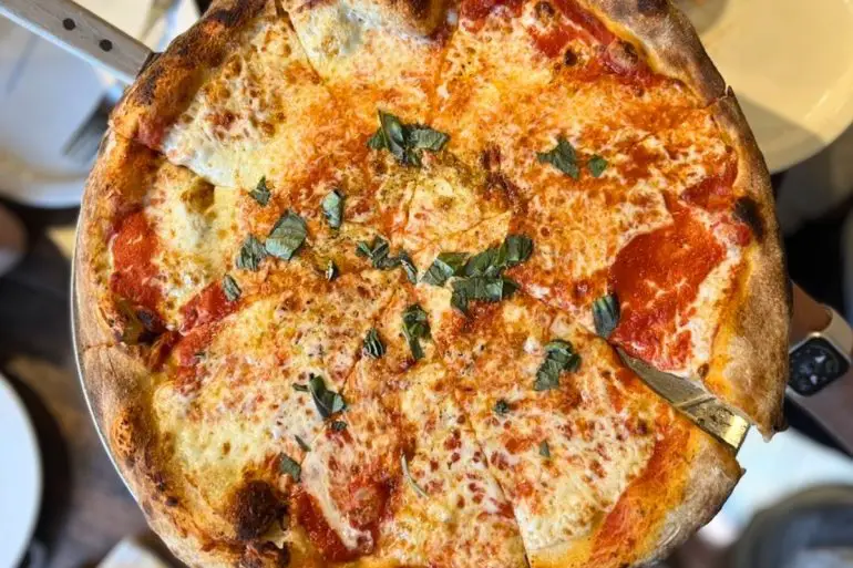 Margherita Pizza at Cristino's Coal Oven Pizza in Clearwater, FL