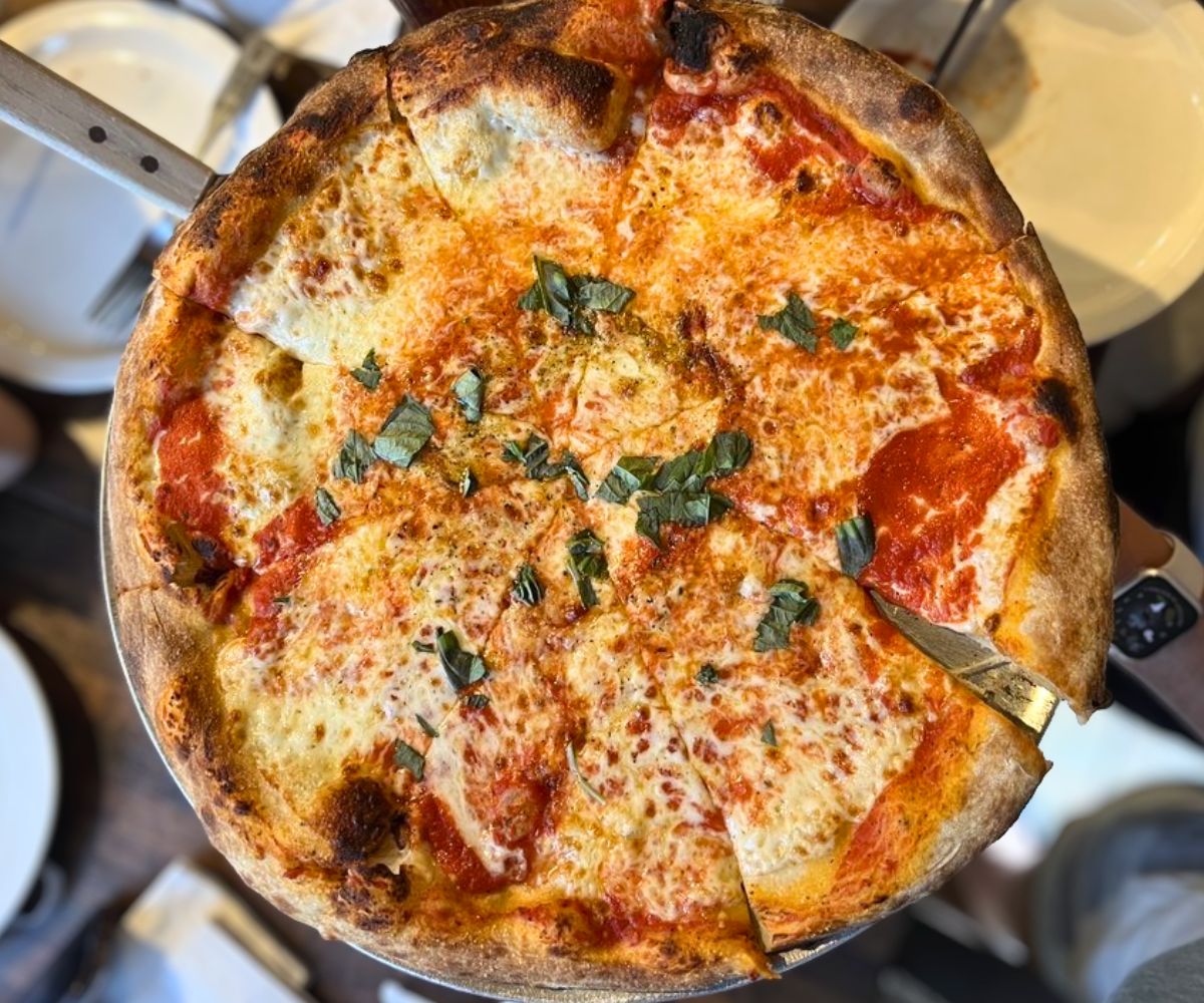 Margherita Pizza at Cristino's Coal Oven Pizza in Clearwater, FL