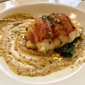 Crab Stuffed Flounder at Bender's Tavern in Canton, Ohio