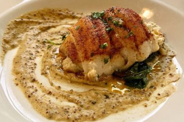 Crab Stuffed Flounder at Bender's Tavern in Canton, Ohio