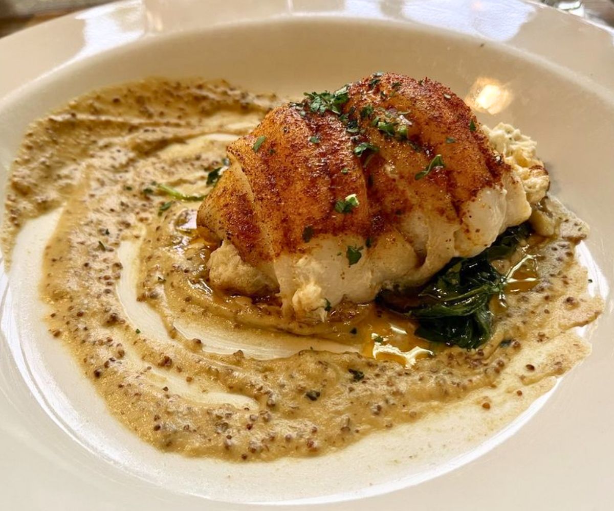 Crab Stuffed Flounder at Bender's Tavern in Canton, Ohio