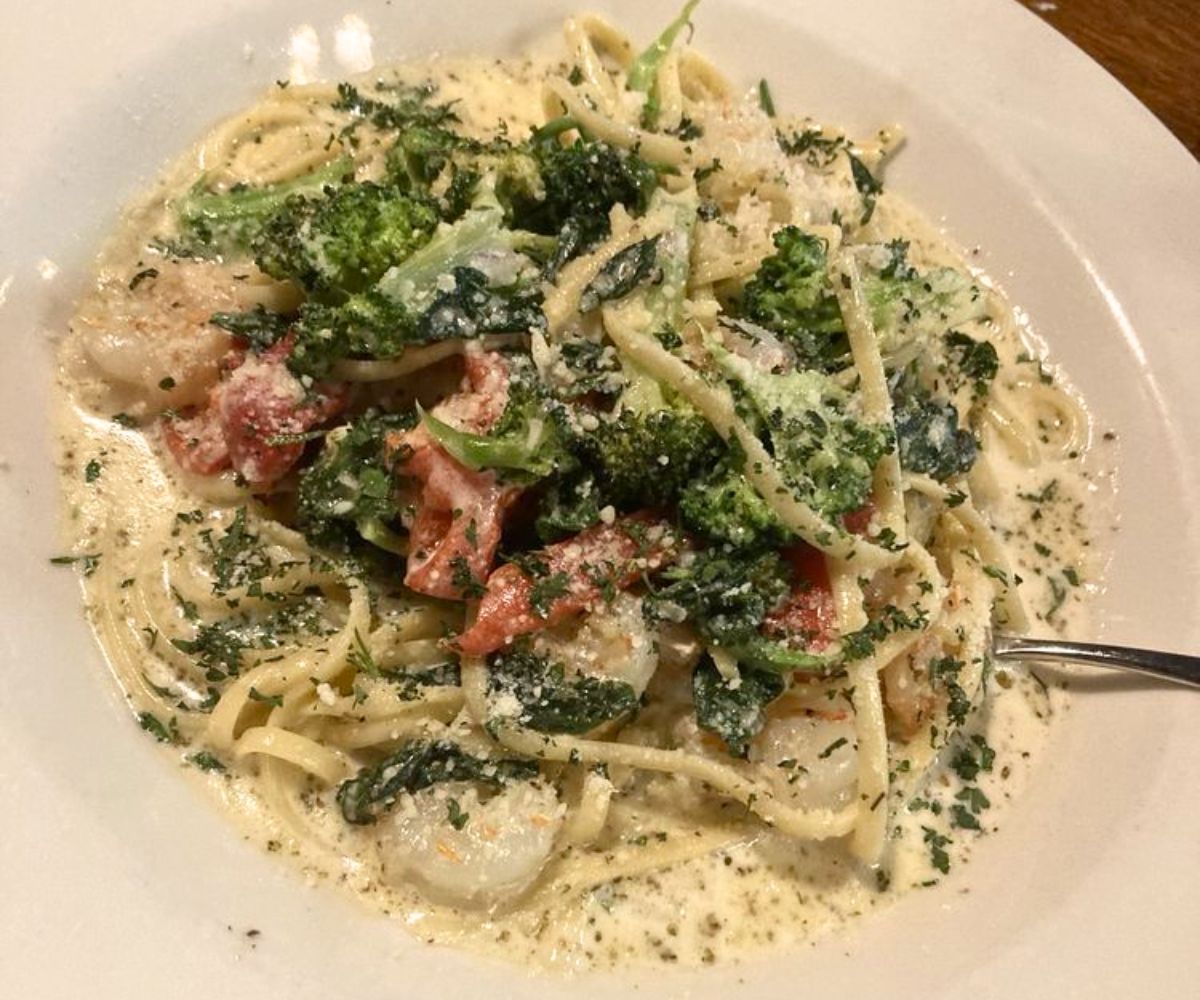 Seafood Pasta at Bender's Tavern in Canton, OH
