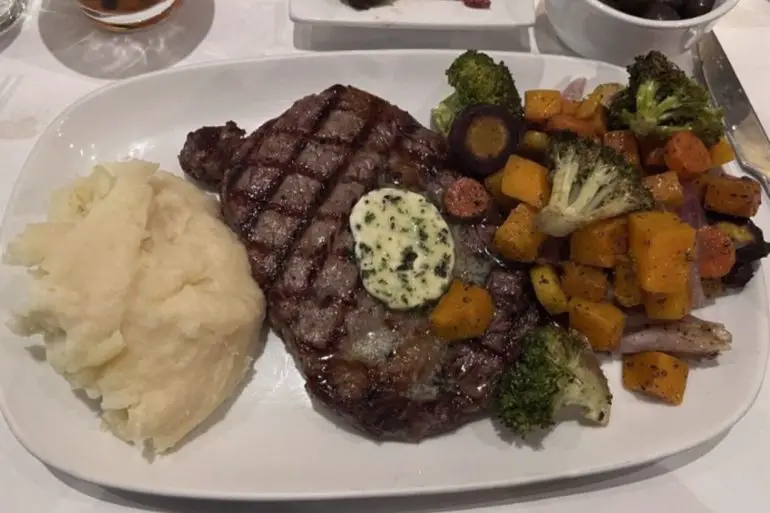 Urban Cowboy Ribeye at Butcher & Barrel located in Racine, WI.