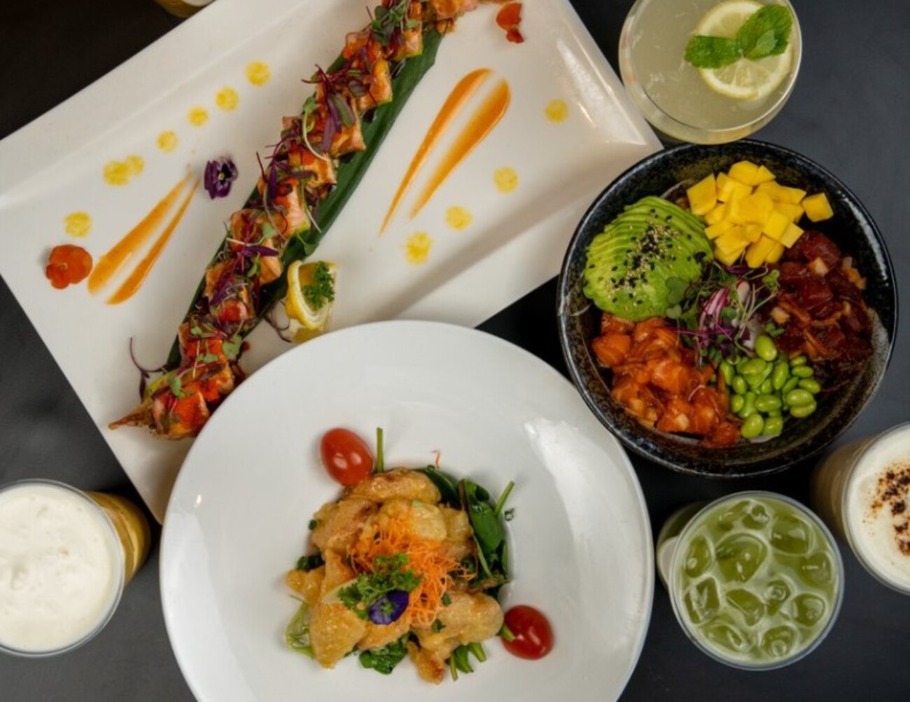 Yumi Sushi at Stock and Grain Assembly located in High Point, NC. 