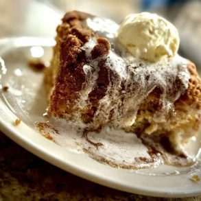coffee cake at carolyn's cafe in redlands ca