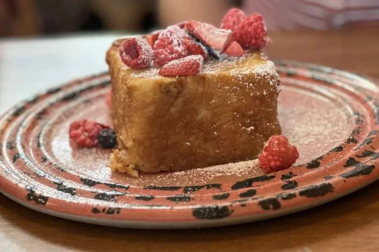 Mexican French toast at amor a mi in burbank ca