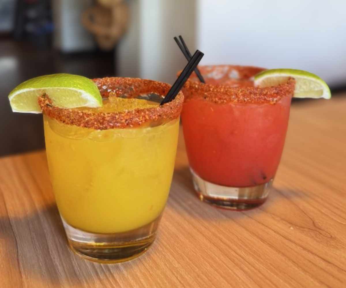 margaritas at micas Restobar in La Verne CA