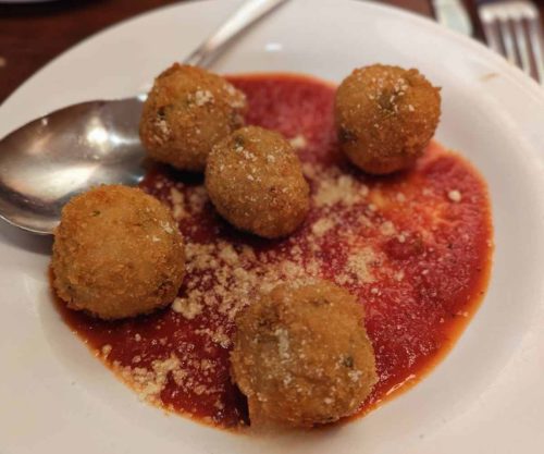 Italian dish at tutto bene in Brockton, MA