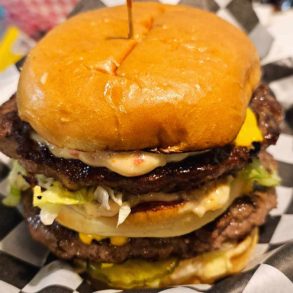 amazing burger at Tiffany's Diner in St. Joseph Missouri