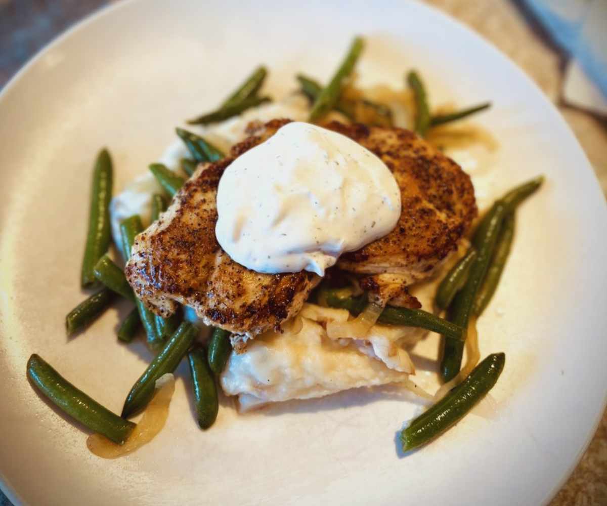 greek chicken at river city bistro in fort smith arkansas