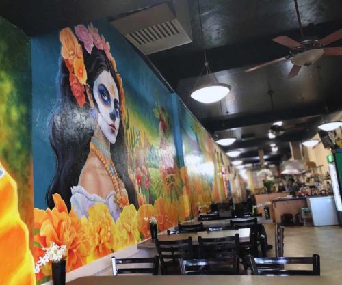 inside El Colibri Restaurant and Deli in Salinas California
