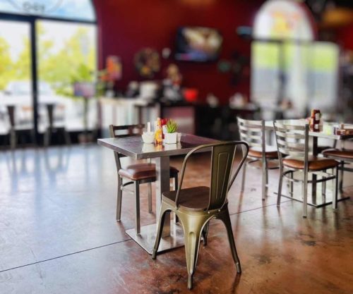 inside Jamie's Cafe in Elk Grove, CA