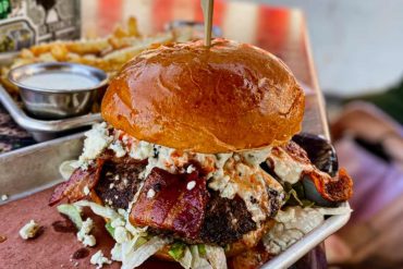 The stevie burger at lsa burgers in denton texas