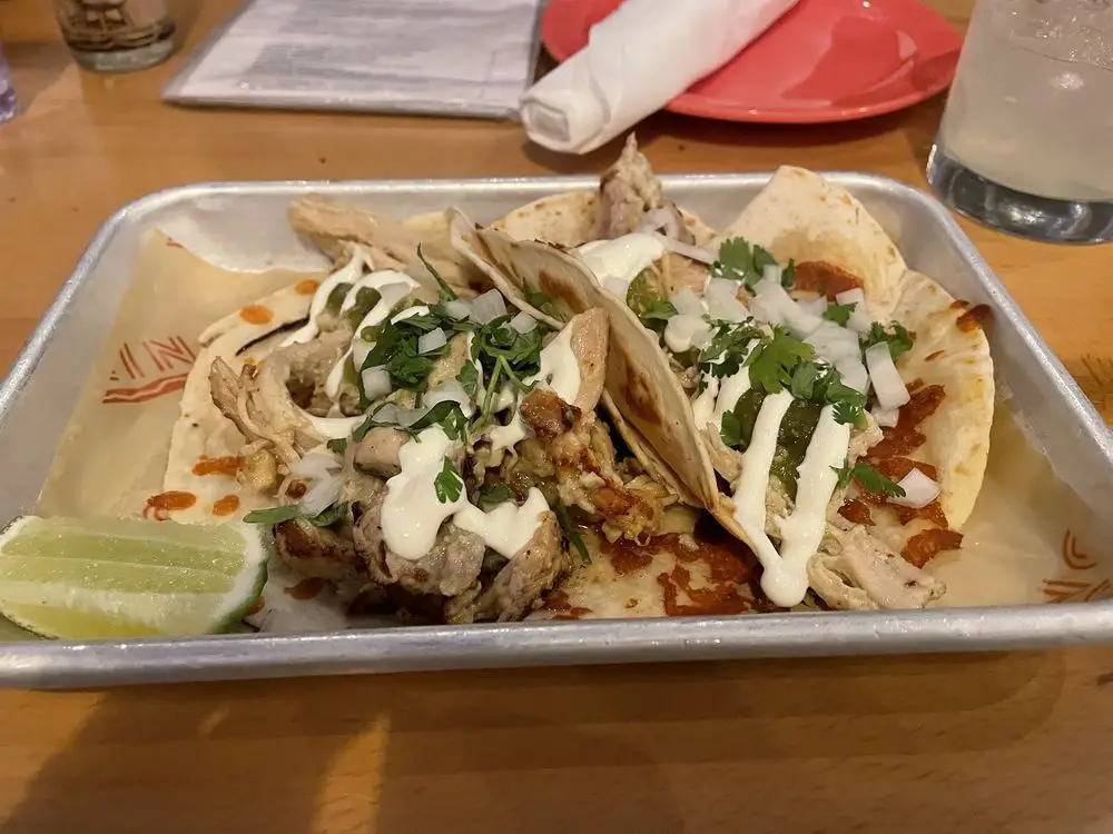 Chicken tacos