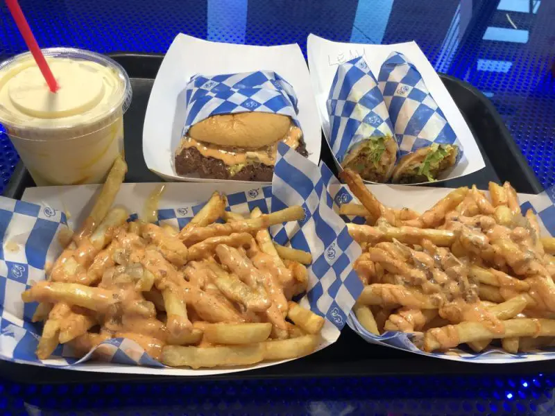 Double Smash Burger, Chopped Cheese, Screwed Fries