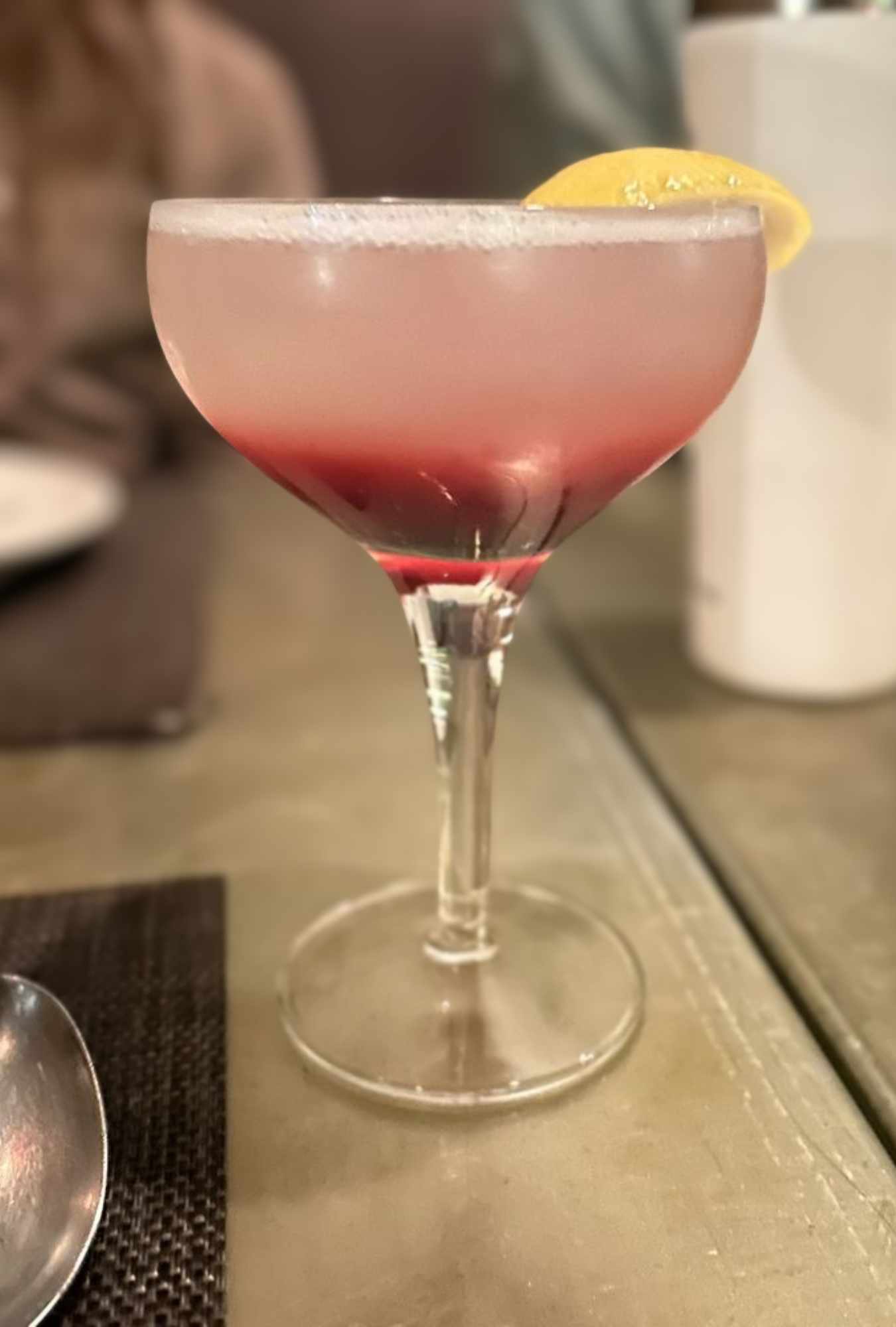 cocktail at Figidini's in Providence, RI