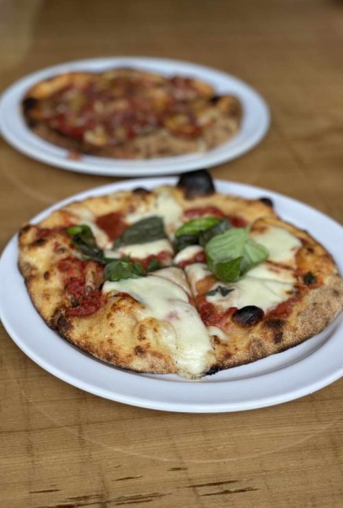 small pizzas at Bagigio's in Tallahassee florida