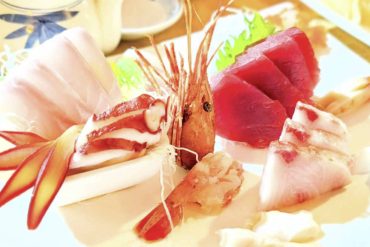 shrimp and sushi at niki's tokyo inn in san antonio Texas