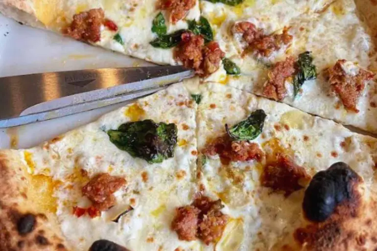 pizza at Figidini's in Providence, Rhode island