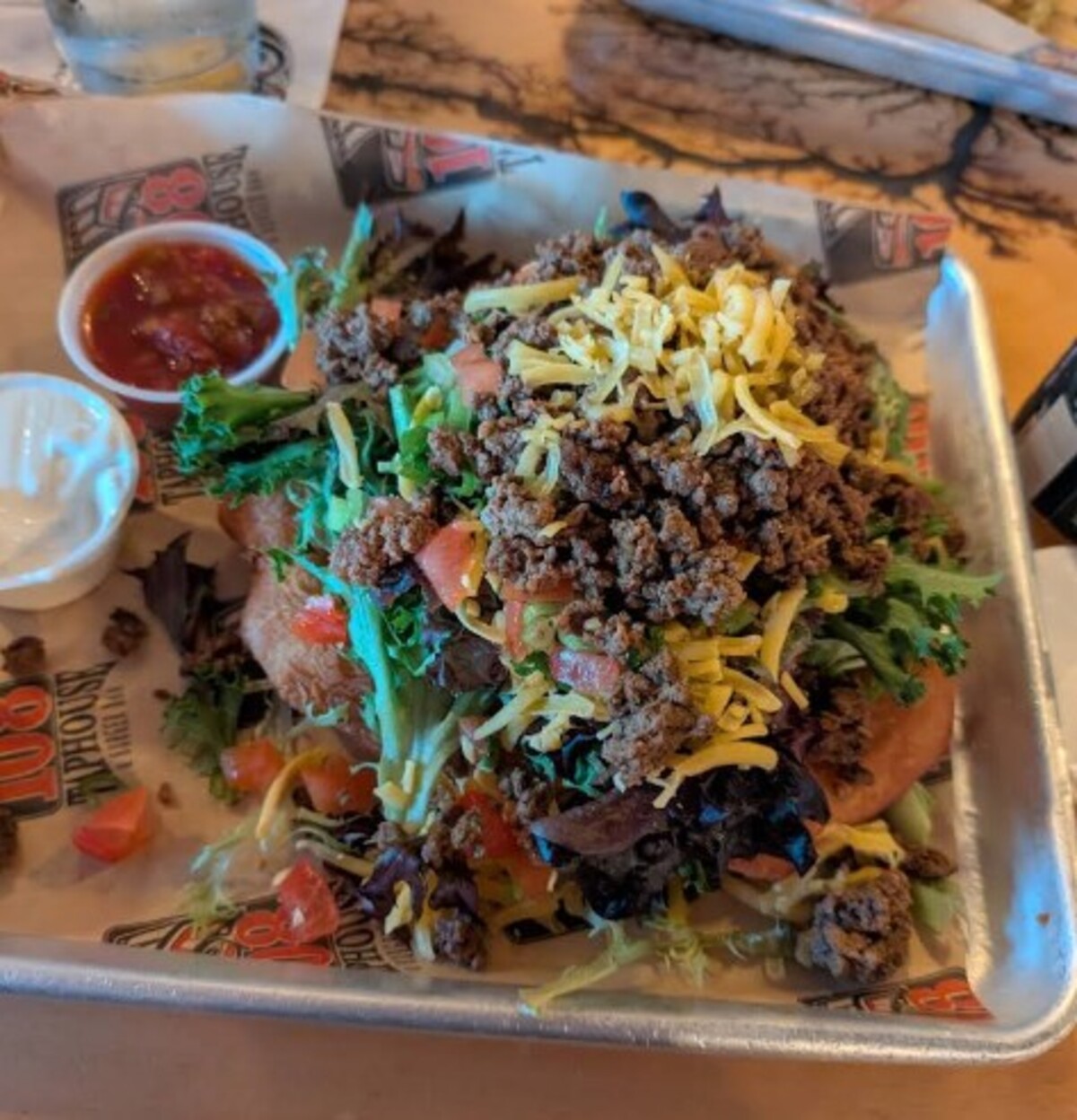 Food at 108 Tap House & Burger Bar located in Ketchikan, AK.  