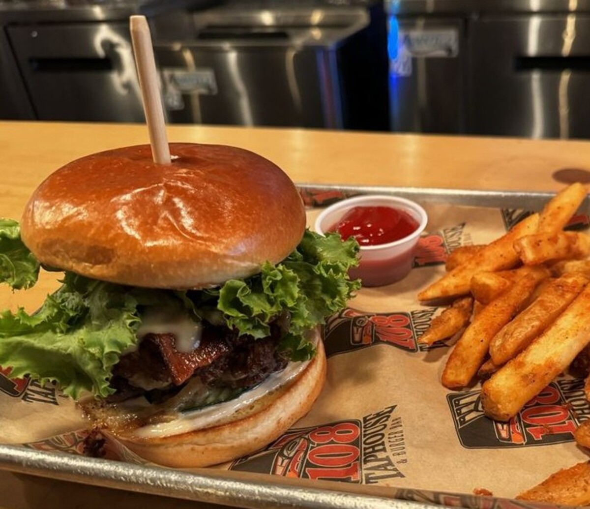 Food at 108 Tap House & Burger Bar located in Ketchikan, AK.  