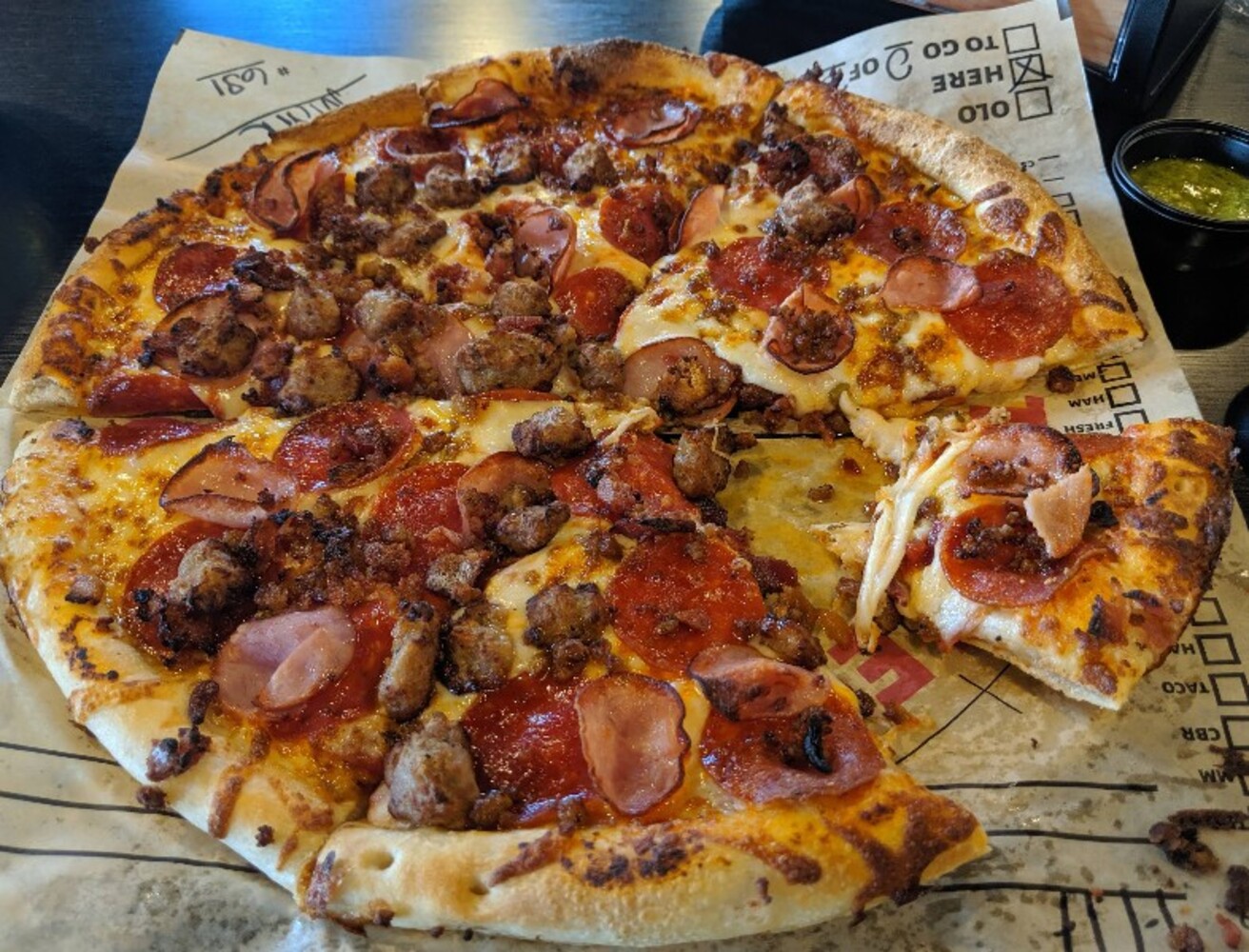 Food at Rapid Fired Pizza located in Ashland, KY. 