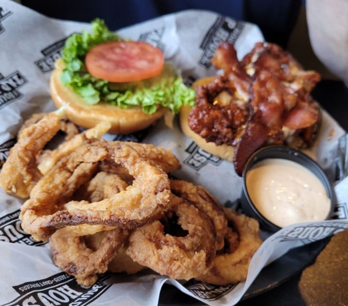 Food at Boulder Tap House located in Mason City, IA.