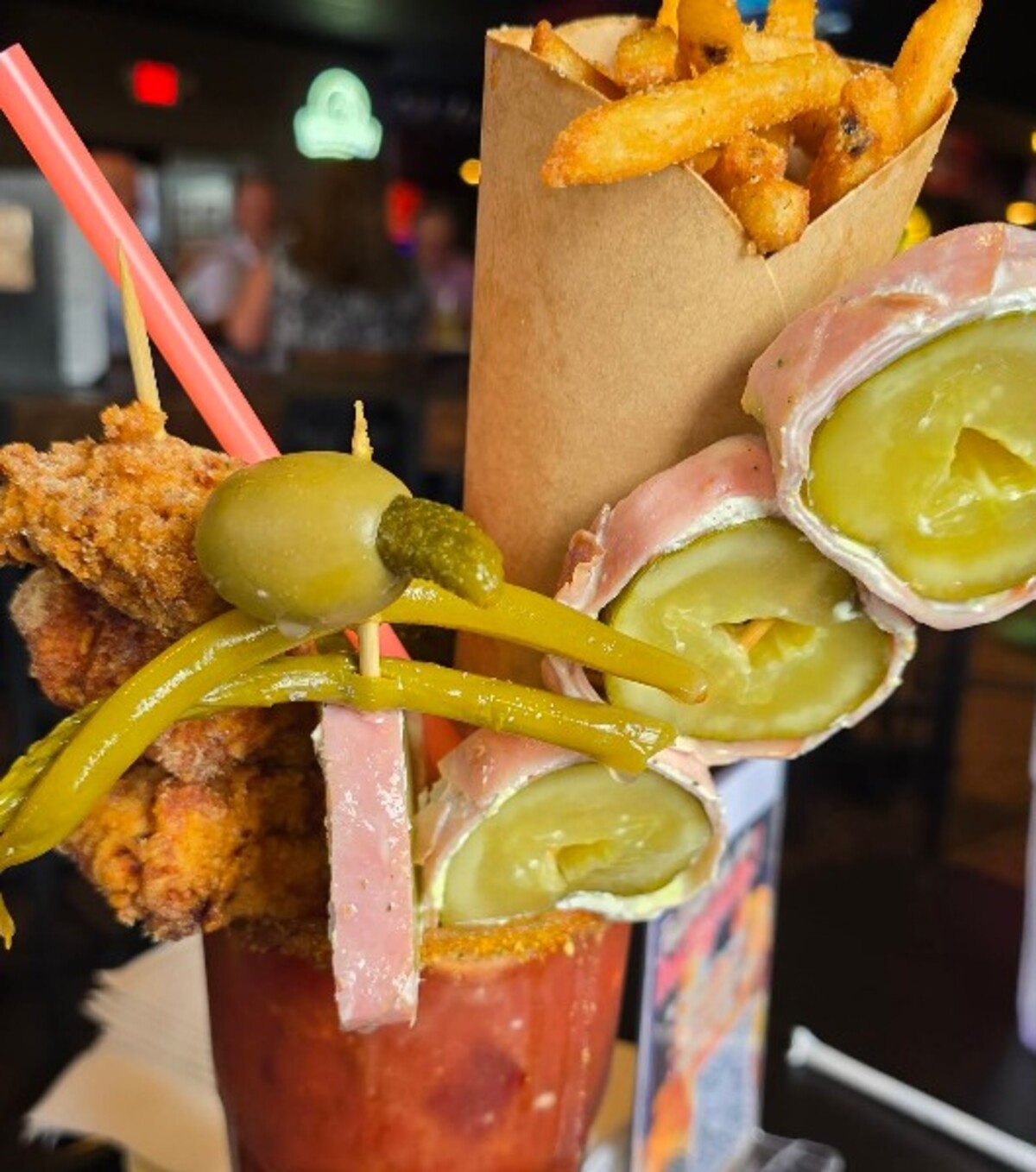 Food at Boulder Tap House located in Mason City, IA.