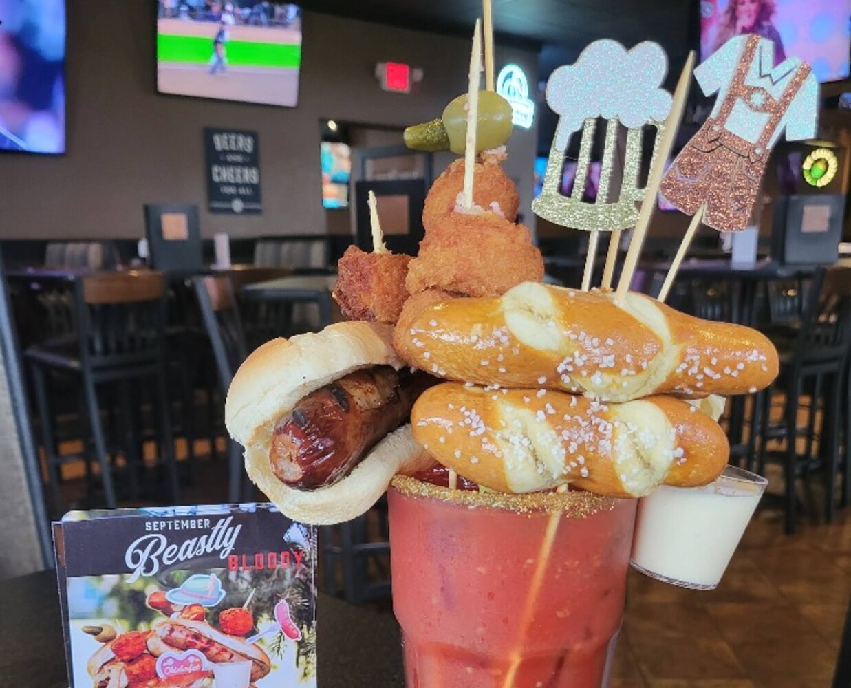 Food at Boulder Tap House located in Mason City, IA.