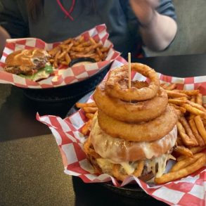 Food at Boulder Tap House located in Mason City, IA.
