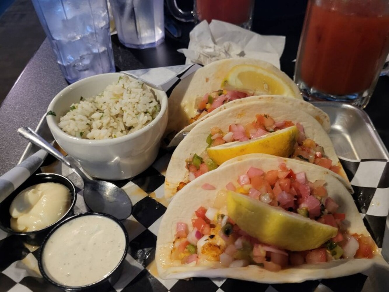 Food at Boulder Tap House located in Mason City, IA.