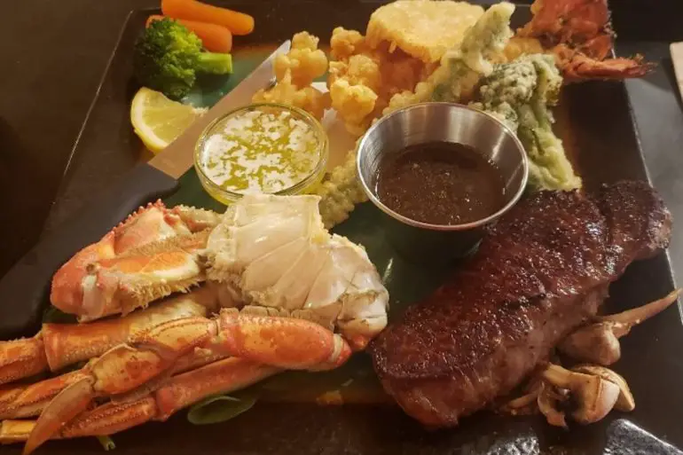 Food at Kodiak Hana Restaurant located in Kodiak, AK.