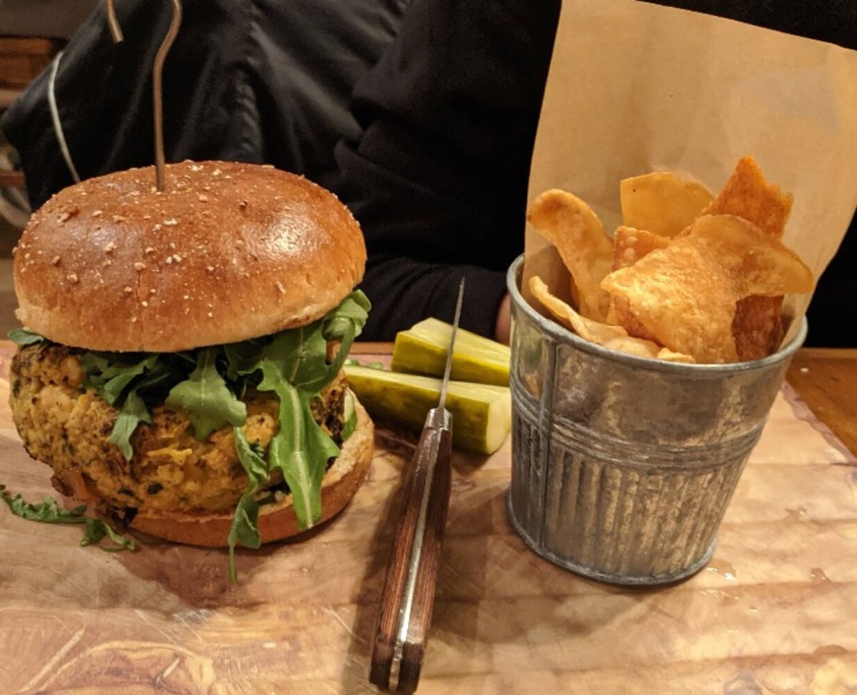 Food at The Field Burger and Tap located in State College, PA.