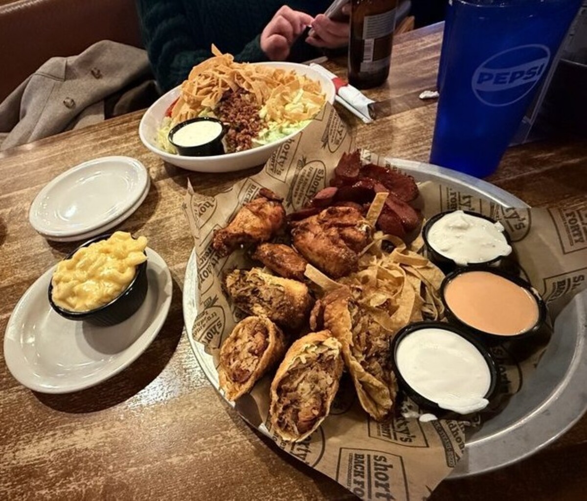 Food at Shorty's True American Roadhouse located in Toledo, OH.