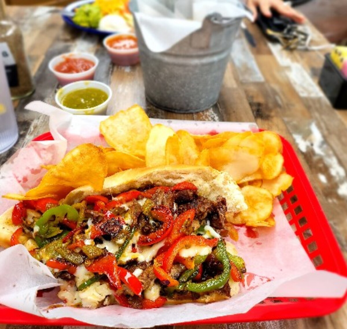 Food at Andele's Dog House located in Las Cruces, NM.